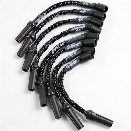 Granatelli Motor Sports Coil-Near-Plug Conn Kit, High Temperature for 6.0 L Trucks - Black 28-1629HTB